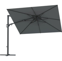 Umbrelă suspendată Soluna Avignon 300x300 cm 220 g/m² gri închis-thumb-2