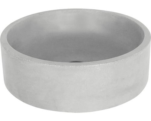 Lavoar rotund Differnz Marba cu montaj pe blat 42 cm beton gri Lavoar rotund Differnz Marba cu montaj pe blat 42 cm beton gri