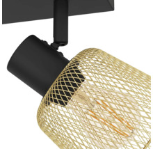 Lumină de plafon cu plasă de sârmă aurie