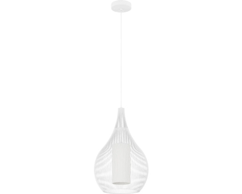 Lampa suspendată cu abajur în dungi