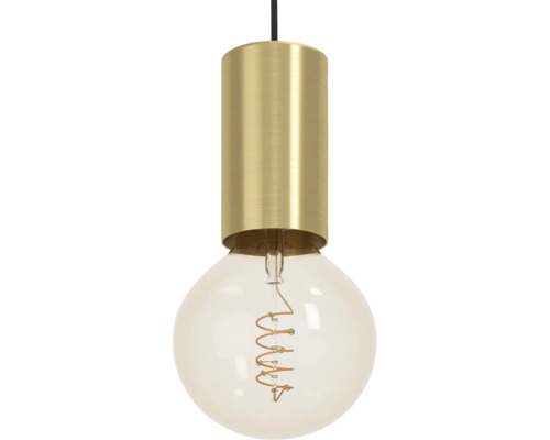 Lampa suspendată cu element metalic și bec