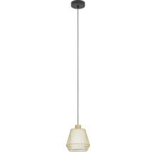 Lampa suspendată cu sită metalică și suport de tavan