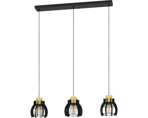 Lămpi suspendate cu trei lumini în design grilaj