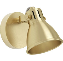 Lampă de perete aurie din metal