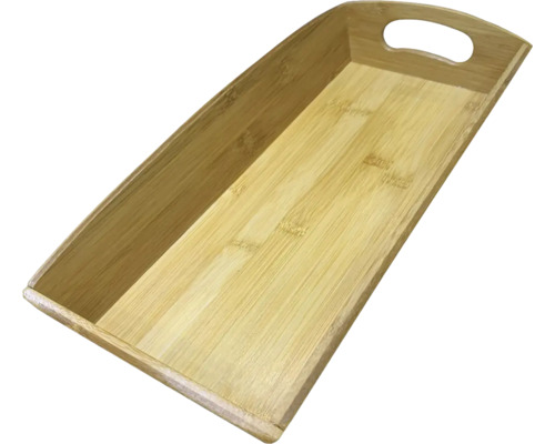 Tavă din bambus cu mâner
