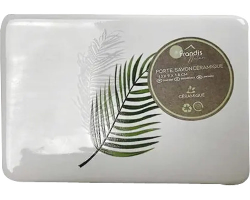 Săpunieră ceramică cu motiv floral