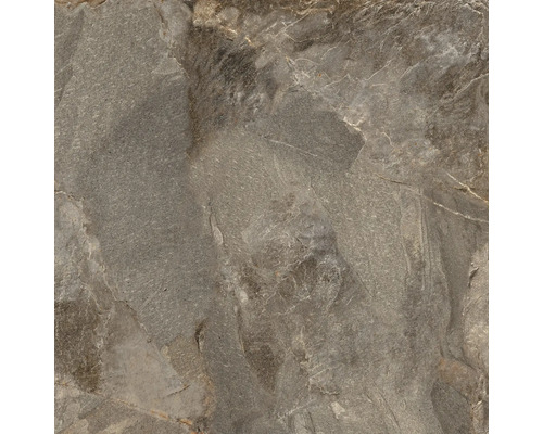 Gresie exterior / interior porțelanată Ground Bronze 60x60 cm Prim-plan cu o placă de podea cu aspect de piatră