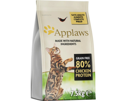 Hrană uscată pentru pisici Applaws Adult cu pui fără cereale 7,5 kg