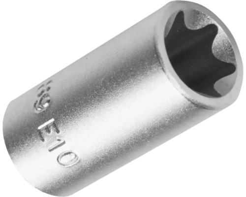Cap cheie tubulară Kronus 1/4" TX10 interior, crom-vanadiu buc
