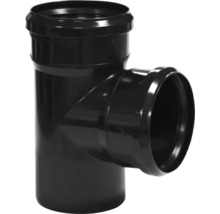 Racord T negru pentru țevi de canalizare