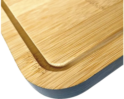 Tocător din bambus cu jgheab pentru suc