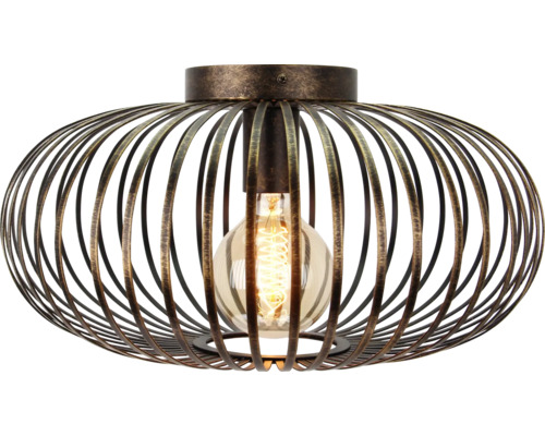 Plafonieră Curvato E27 max. 1x40W Ø40cm, bronz