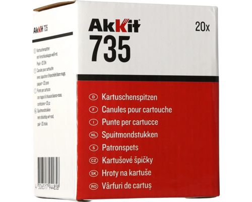 Vârfuri de cartuș Akkit 735 20 bucăți