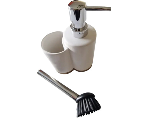 Dozator de detergent de vase cu perie pentru bucătărie