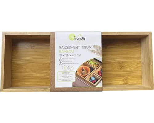 Organizator sertar Frandis din bambus, 1 compartiment, | HORNBACH