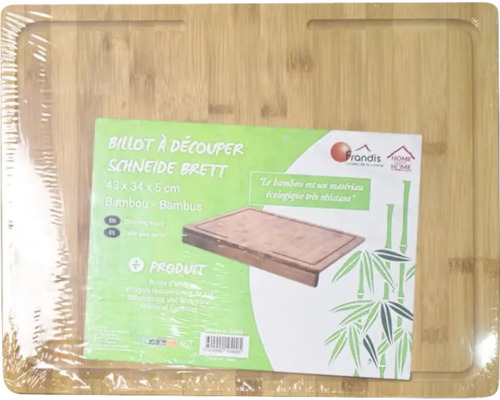 Tocător din bambus, 43 x 34 x 5 cm