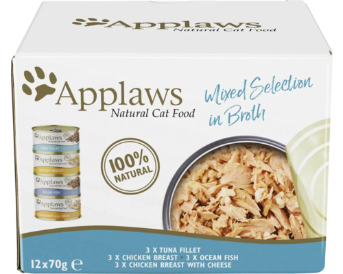 Hrană umedă pentru pisici Applaws Supreme Multipack Selecție Mix 12x70 g