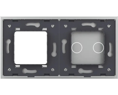 Ramă dublă pentru întrerupătoare și prize