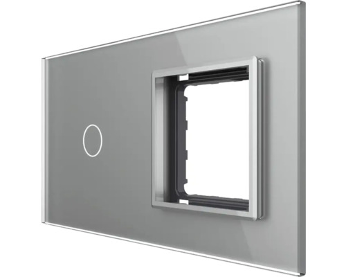 Ramă întrerupător din sticlă cu senzor tactil