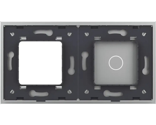 Inserție întrerupător de lumină cu două câmpuri