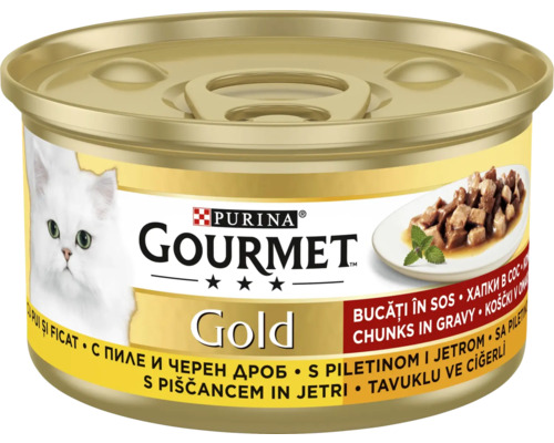 Conservă hrană pentru pisici Purina Gourmet Gold