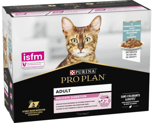 Purina Pro Plan Adult, hrană pentru pisici, digestie sensibilă, pește oceanic