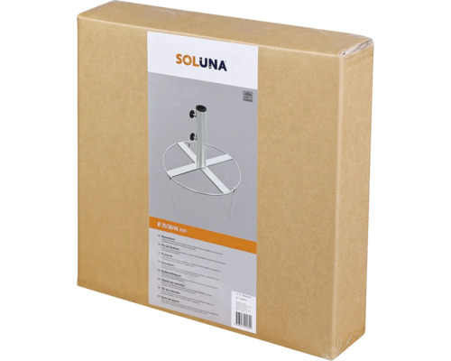 Suport pentru umbrelă de soare Soluna într-o cutie de carton