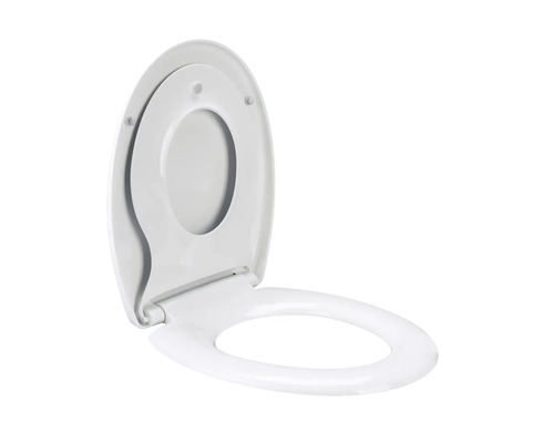 Capac WC pentru copii Family polipropilenă închidere lentă alb 43-44x38,5 cm