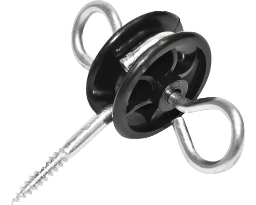 Izolator gard electric cu șurub pentru fixare pe garduri