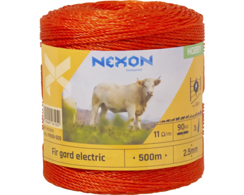 Sârmă electrică pentru gardul de pășune pe bobină, 500 metri