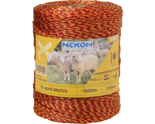 Bandă electrică pentru garduri, rolă de 1000 de metri