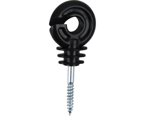 Izolator gard electric cu șurub pentru fixare pe garduri din lemn