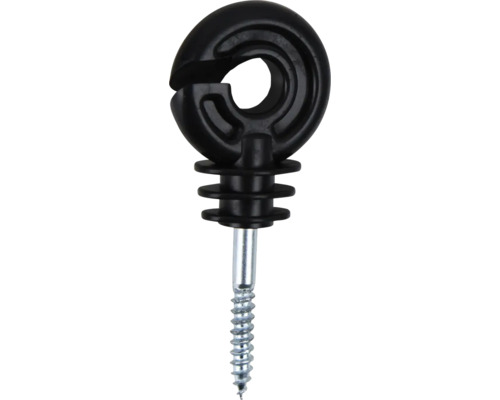 Izolator gard electric cu șurub pentru fixare pe garduri din lemn