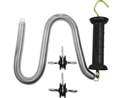 Set poartă pentru gard de pășune cu arc, mâner și doi izolatori