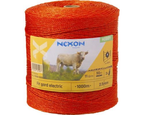 Rolă bandă gard din plastic, lungime 1000 metri și grosime 2,5 milimetri