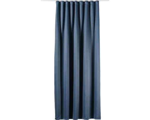 Draperie cu rejansă Polo gri-albastru 140x245 cm