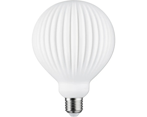 Bec LED tip lampion Paulmann E27 4,3W 400 lumeni, formă glob, lumină caldă