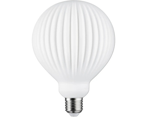 Bec LED tip lampion Paulmann E27 4,3W 400 lumeni, formă glob, lumină caldă Bec LED alb cu design de balon