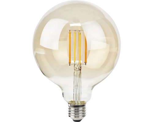 Bec vintage LED variabil Nedis E27 7W, glob clar, durată de viață 10.000 h, lumină caldă, conexiune WiFi Bec LED în formă de glob cu filament