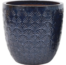 Ghiveci ceramică Lafiora Bavaria Ø 40 cm H 38 cm albastru închis