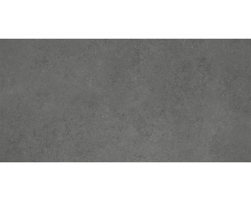 Gresie interior / exterior porțelanată glazurată rectificată Tanum antracit 30x60 cm
