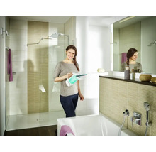 Aparat de curățat geamuri/ferestre Leifheit Dry & Clean 280mm, mâner Click-System, cu acumulator-thumb-2 Aparat de curățat geamuri/ferestre Leifheit Dry & Clean 280mm, mâner Click-System, cu acumulator-thumb-2