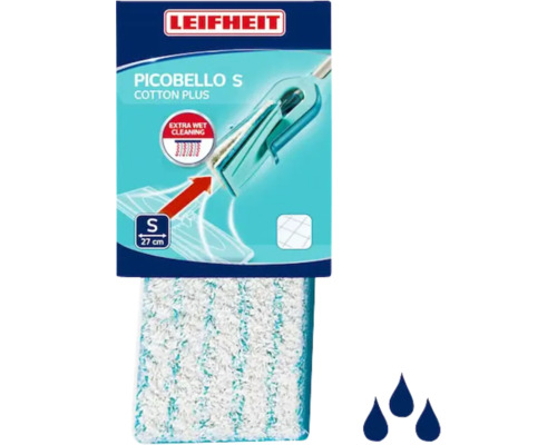 Leifheit Picobello S Cotton Plus husă mop, 27 cm