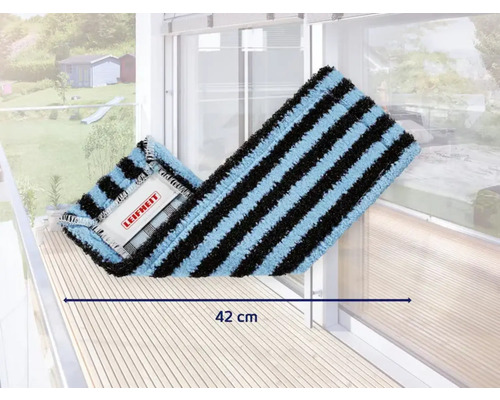 Cap de mop Leifheit cu o lățime de 42 centimetri