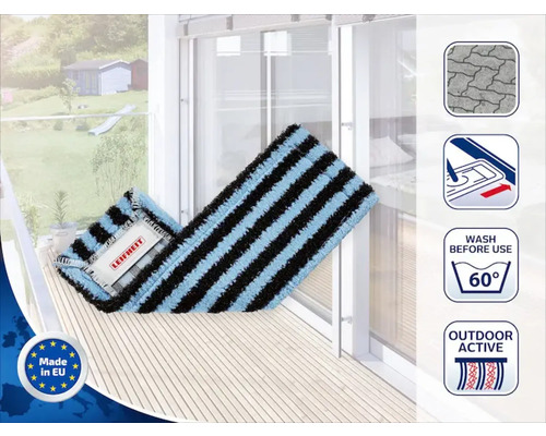 Laveta mop Leifheit Outdoor Active cu simboluri și sigilii