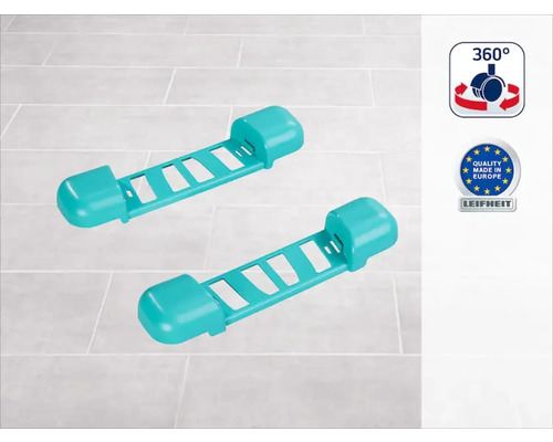 Două role pentru mobilă în turcoaz