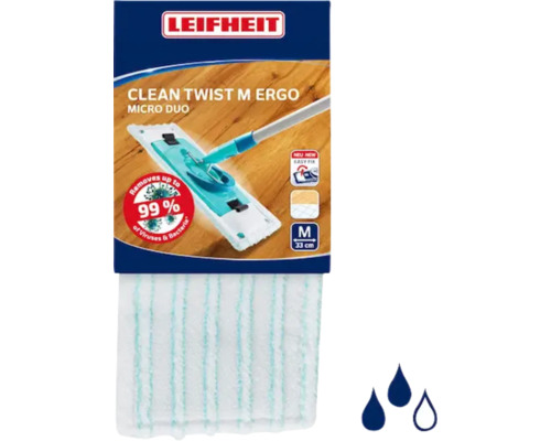 Leifheit Clean Twist M Ergo Micro Duo mop