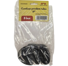 Curele de fixare rulouri gri, 3 bucăți în pachet