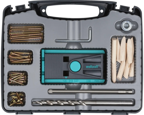 Set îmbinări ascunse lemn Wolfcraft Undercover Jig Set îmbinări ascunse lemn Wolfcraft Undercover Jig