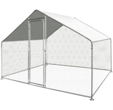 Țarc exterior din sârmă cu ușă și acoperiș